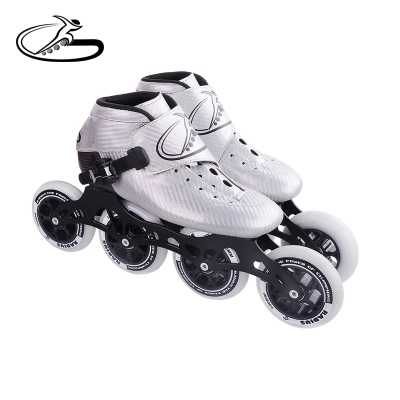 Professional PAPAISON  CNC 7005 Handmade carbon fiber speed fast inline roller skates