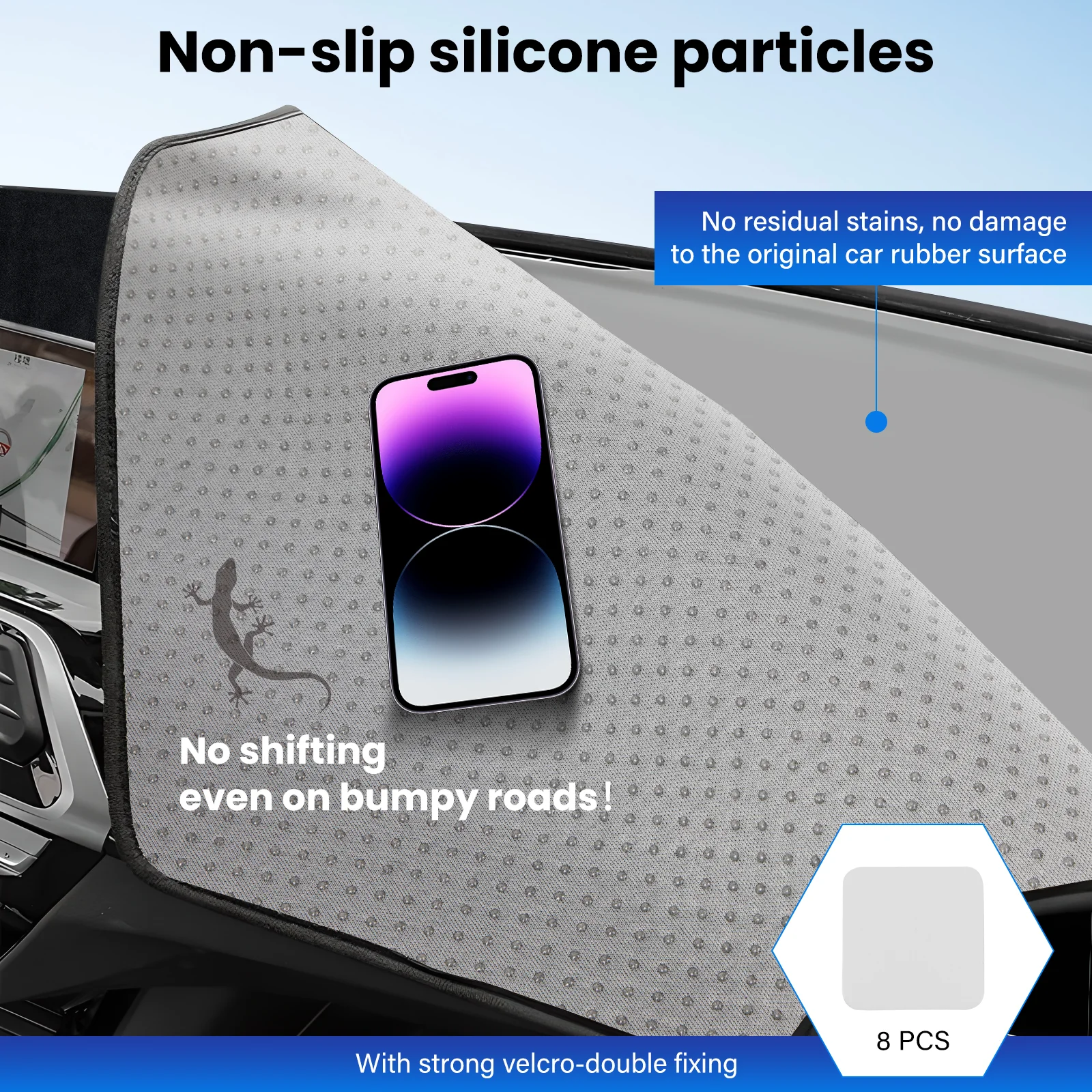 Dashboard Cover Mat for Chevrolet Equinox 2025 2026 Accessories Dash Cover Dash Mat Sunshade Glare UV Rays Protector Interior view 5