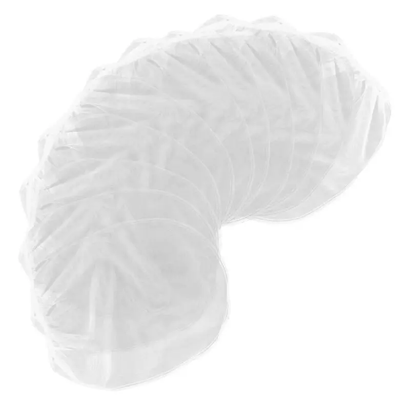 Exquisite-60Pcs Paint Strainer Bags 1 Gallon White Fine Mesh Filter Bag With Elastic Drawstring Strainer Bags For Paint