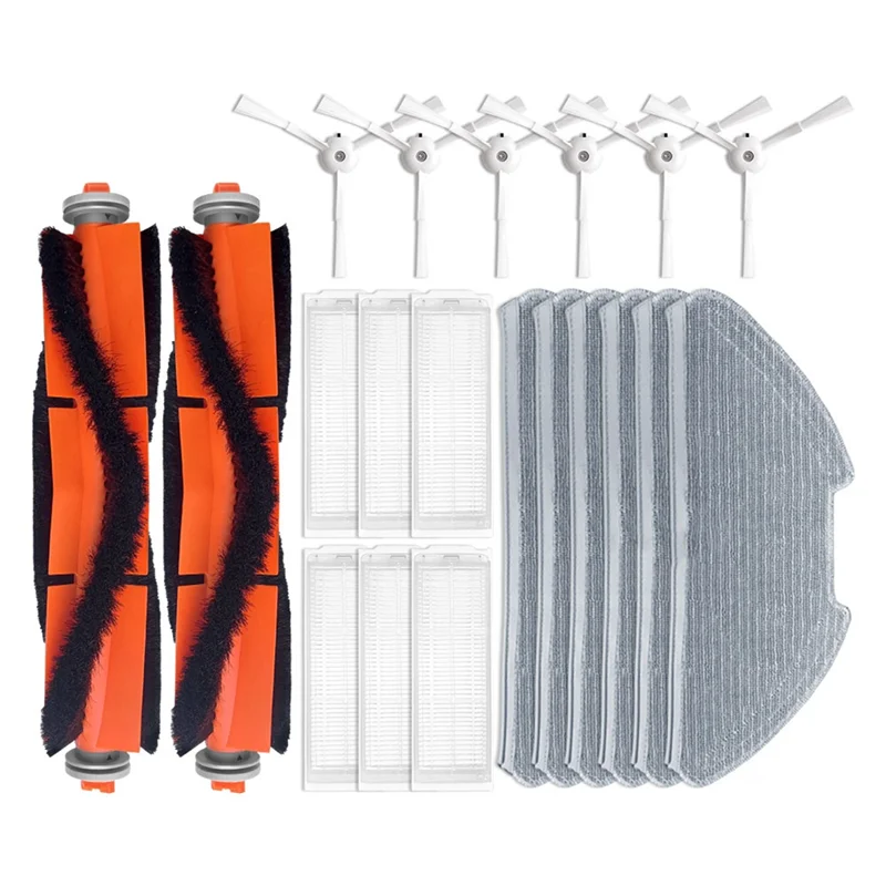 

AC93-Набор фильтров для швабры с основной боковой щеткой для робота-пылесоса Xiaomi Mi 2 Pro/Lite MJST1SHW MJSTL, аксессуары