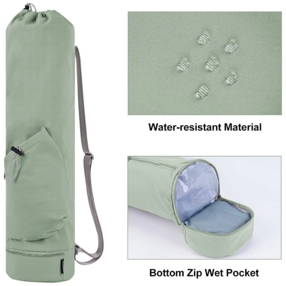 

Large Capacity Yoga Mat Bag Waterproof Adjustable Shoulder Straps Breathable Sports Bag Portable Convenience