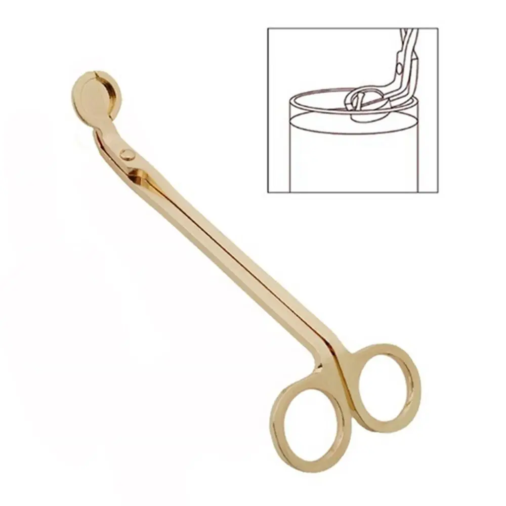 Stainless Steel Oil Lamp Snuffers Tool Cutter Candle Wick Trimmer Candle Accessories Candle Wick Scissors