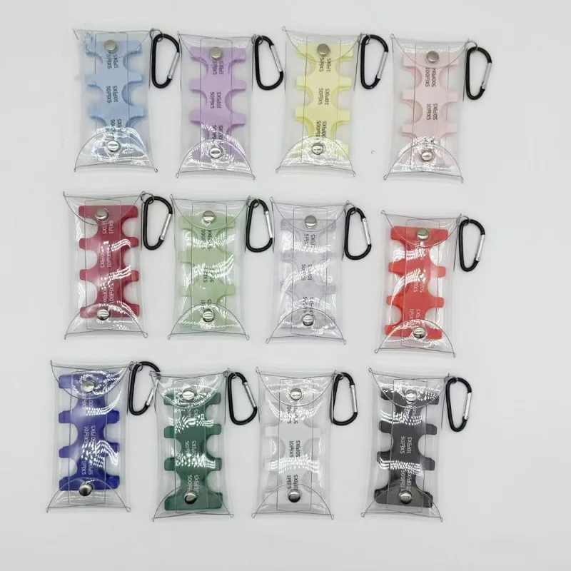 New Coin Holder Portable Coin Purse PVC Transparent Card Box Japanese Yen Classification Travel Small Storage Bag Organizer