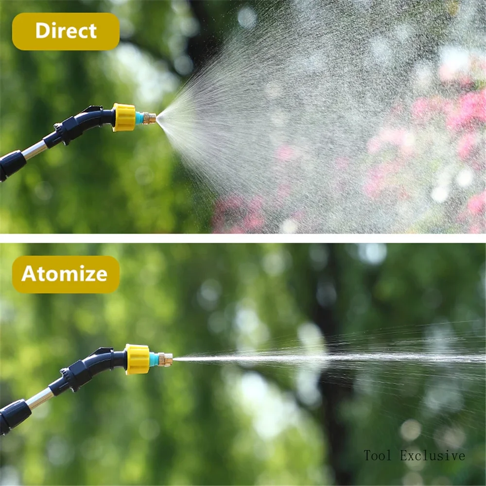 Spruzzatore elettrico per piante da giardino Bacchetta spray per irrigazione Batteria ricaricabile Spruzzatore da giardino Pianta Mister Spruzzatore per erbacce da prato