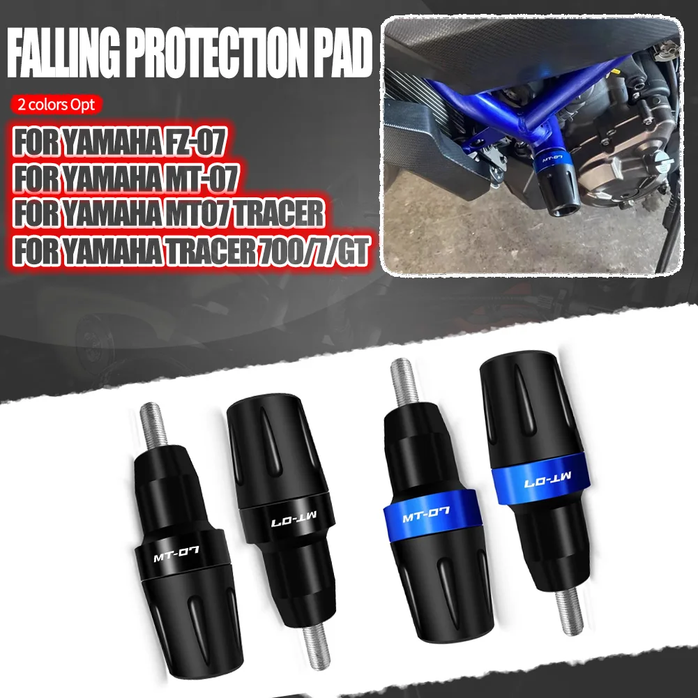 

MT-07 Frame Sliders Crash Protector For YAMAHA MT07 2014-2025 FZ07 Tracer 700/GT 7 Motorcycle Accessories Falling Protection Pad