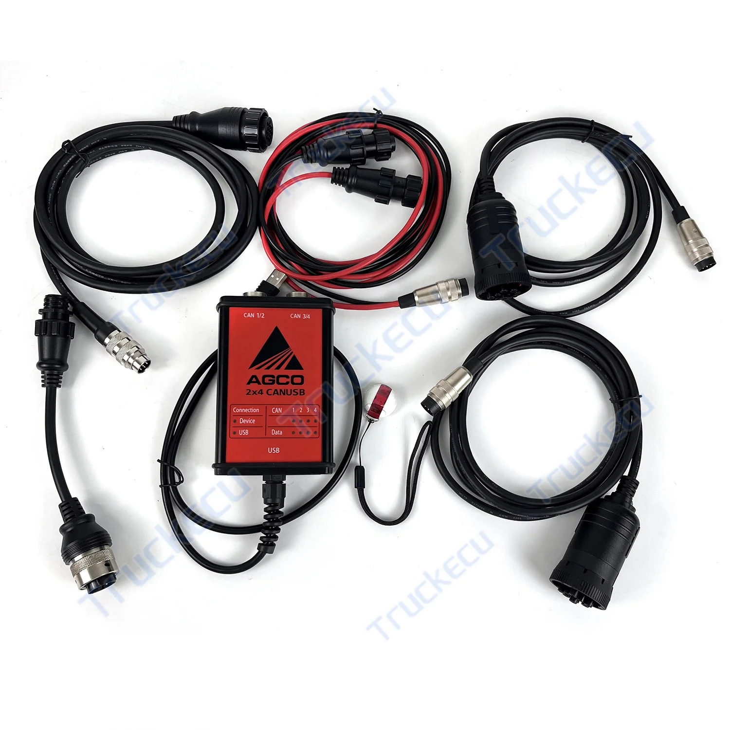 Truck Diagnosis CANUSB AGCO DIAGNOSTIC Tool for agricultural machinery AGCO Electronic Diagnostic Tool EDT +key dongle