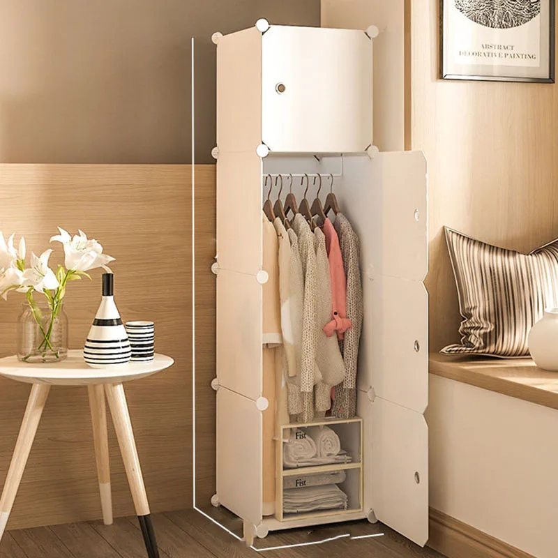 Cabinet Modern Wardrobe Display Open Living Room Plastic Partitions Storage Wardrobe Organizer Guarda Roupa Hotel Furniture