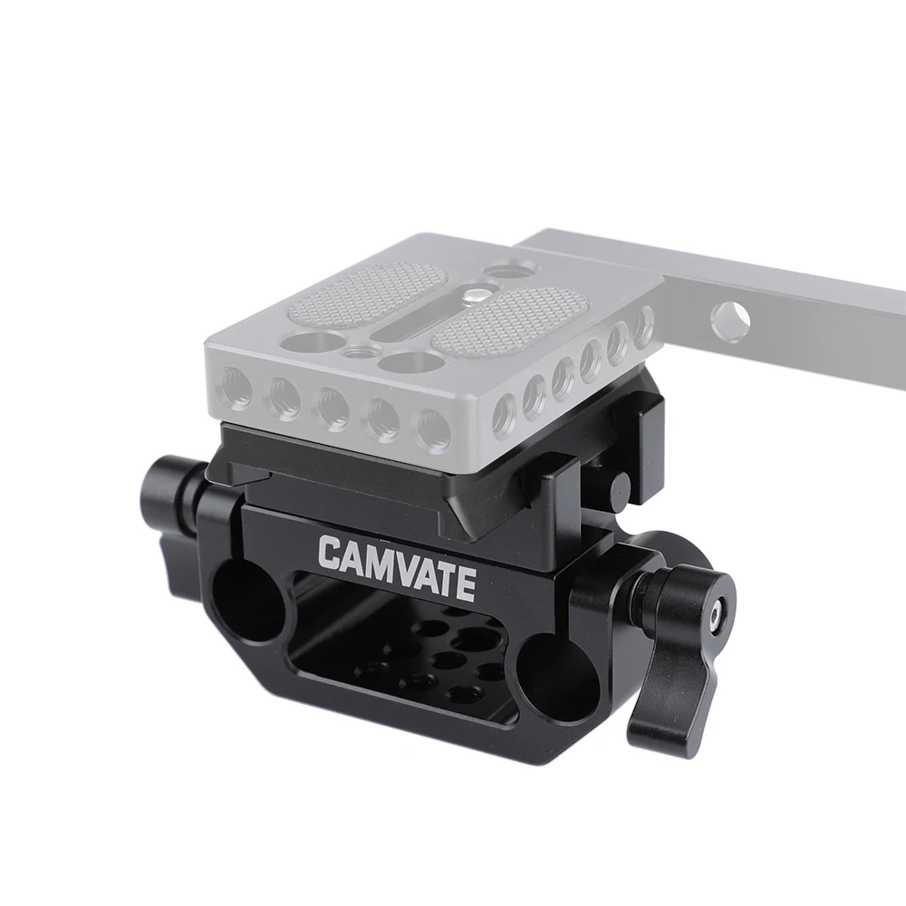 Быстросъемное скользящее крепление HDRIG Manfrotto и переходная пластина с 15-миллиметровым двойным стержневым зажимом для DSLR-камеры