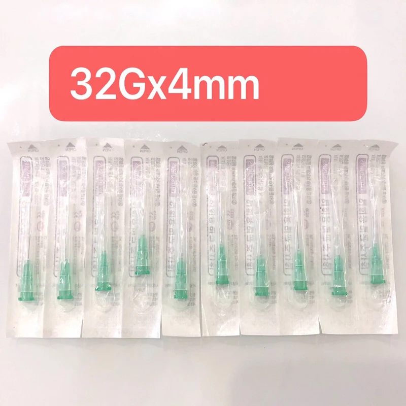 Naald Piercing Transparante Spuit Injectielijm Clear Tip Cap For Farmaceutische injectienaald 32G 4mm