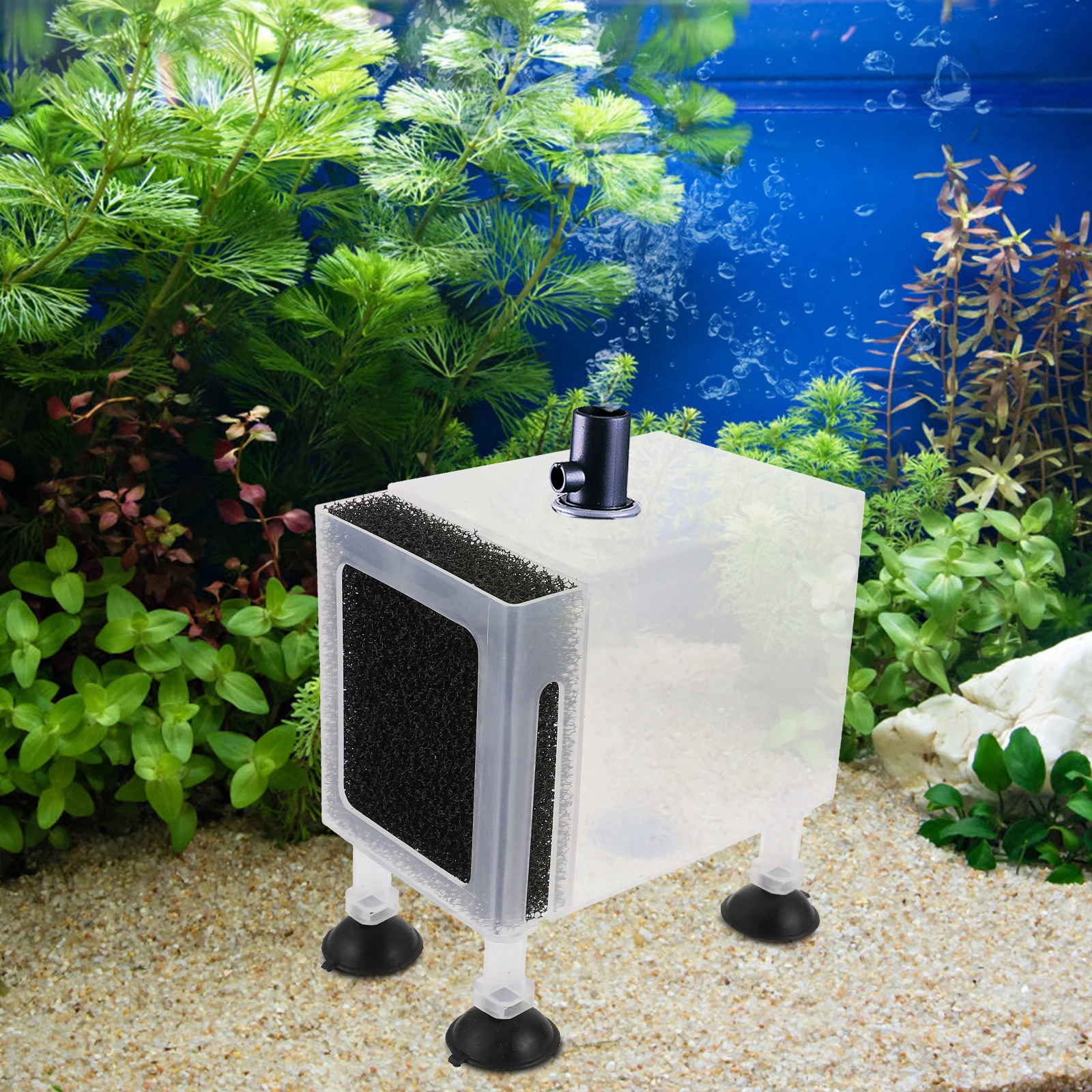 

1 set Sturdy Filter Protection Box Fish Tank Supplies Travel Wear-Resistant Pump Container Compact Lightweight Pump for Aquarium