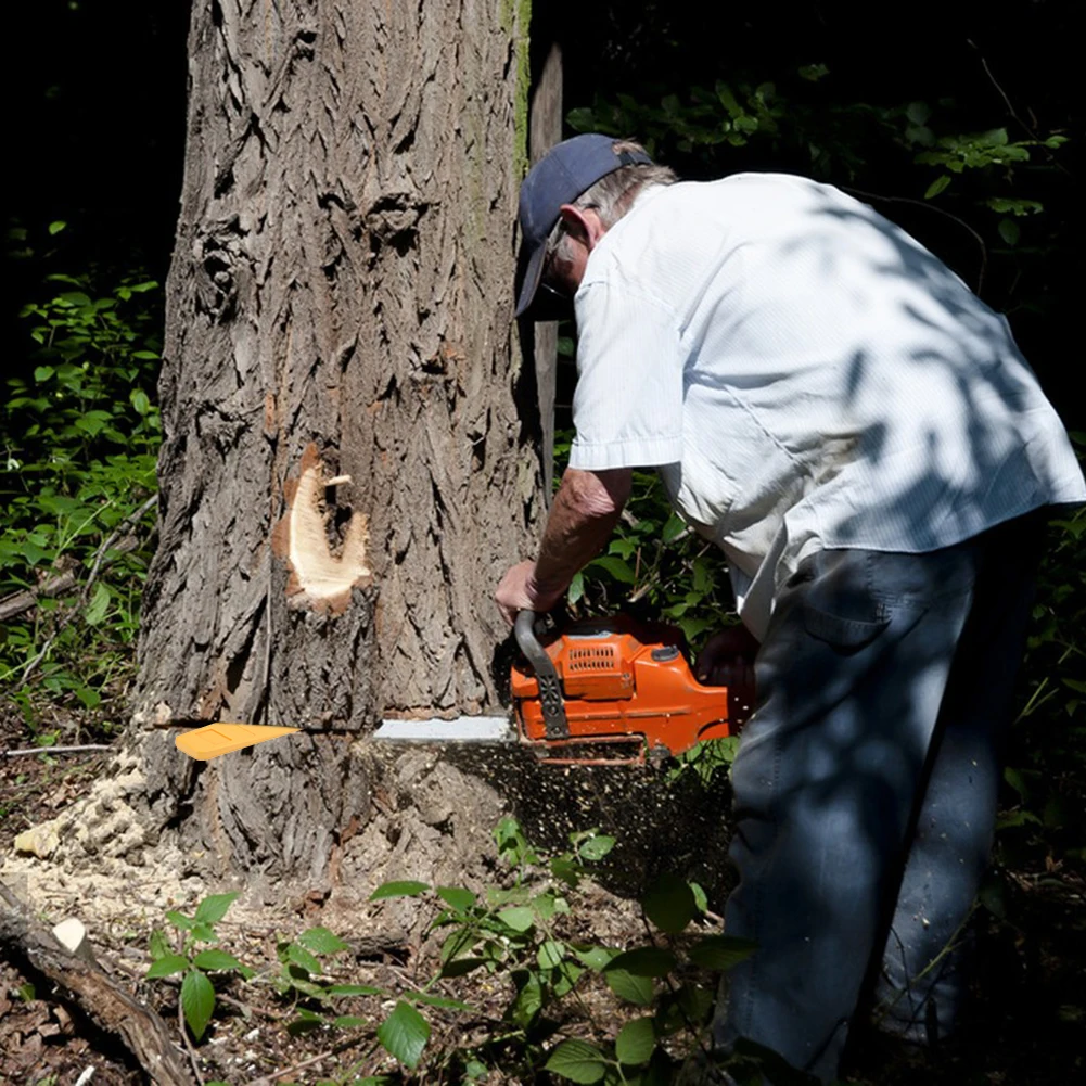 

Felled Wedge Portable Spiked Tree Felling Wedges Reusable Log Splitting Spiked Wedge Guide Reverse Fall for Safe Tree Cutting