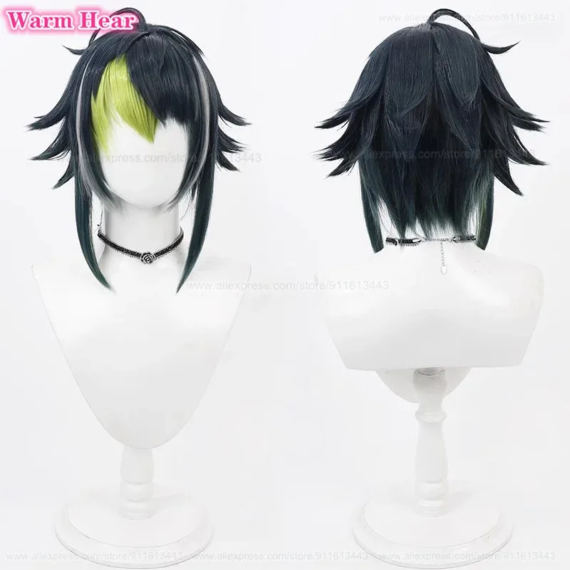 Vtuber الاصطناعية Hoshirube Sho Koyanagi Rou Inami Rai Murakumo Kagetsu شعر مستعار تأثيري مقاومة للحرارة الشعر هالوين شعر مستعار للحفلات