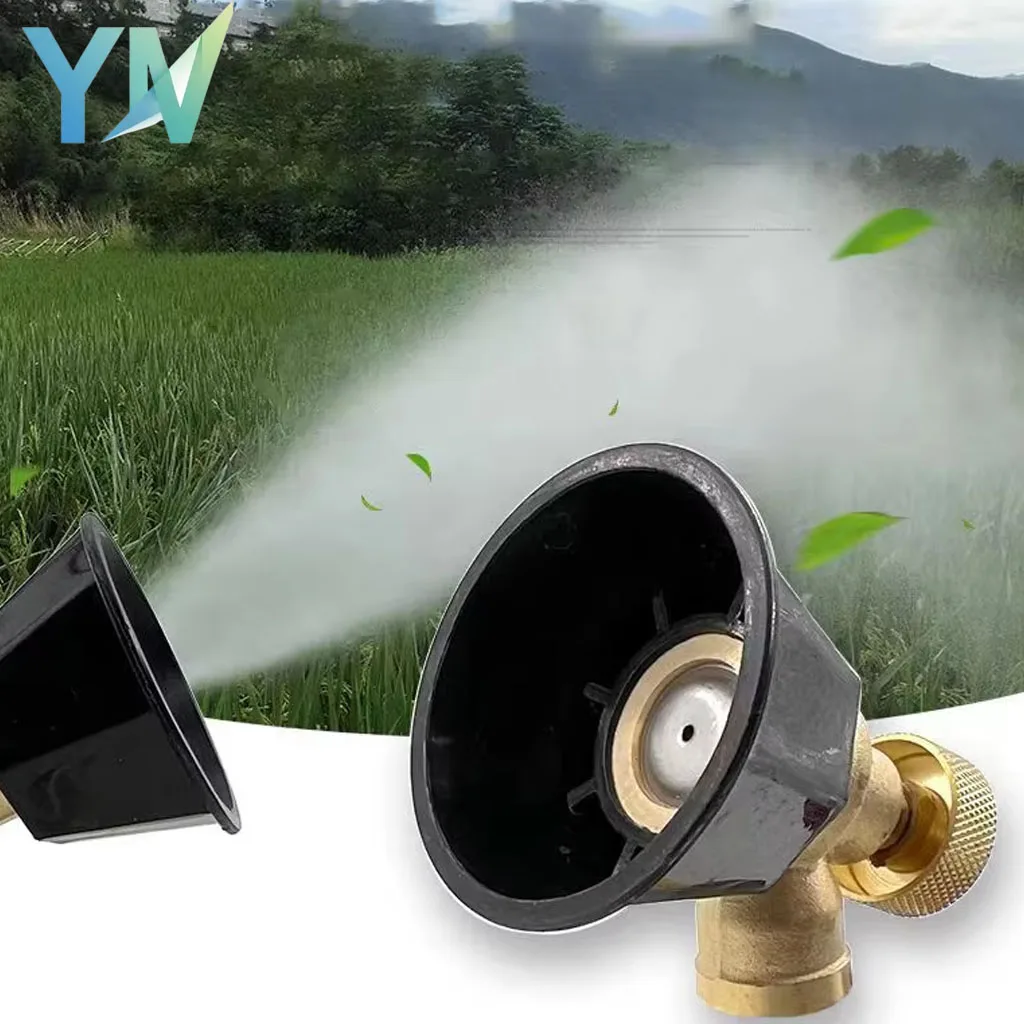 Adjustable Atomization High Pressure Nozzle Agricultural Sprayer  Vortex Wind Resistant Mist Spray Head Pest Control Equipment