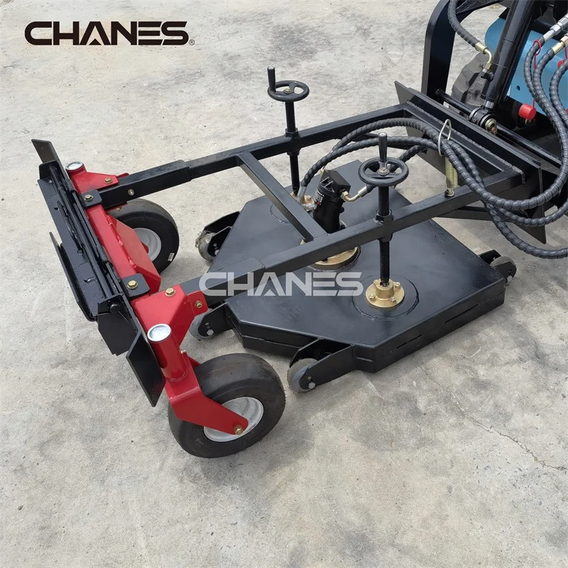 Diesel Mini Skid Steer Loader Attachment New Condition Field Mower for Garden Lawn Grass Cutting made in china