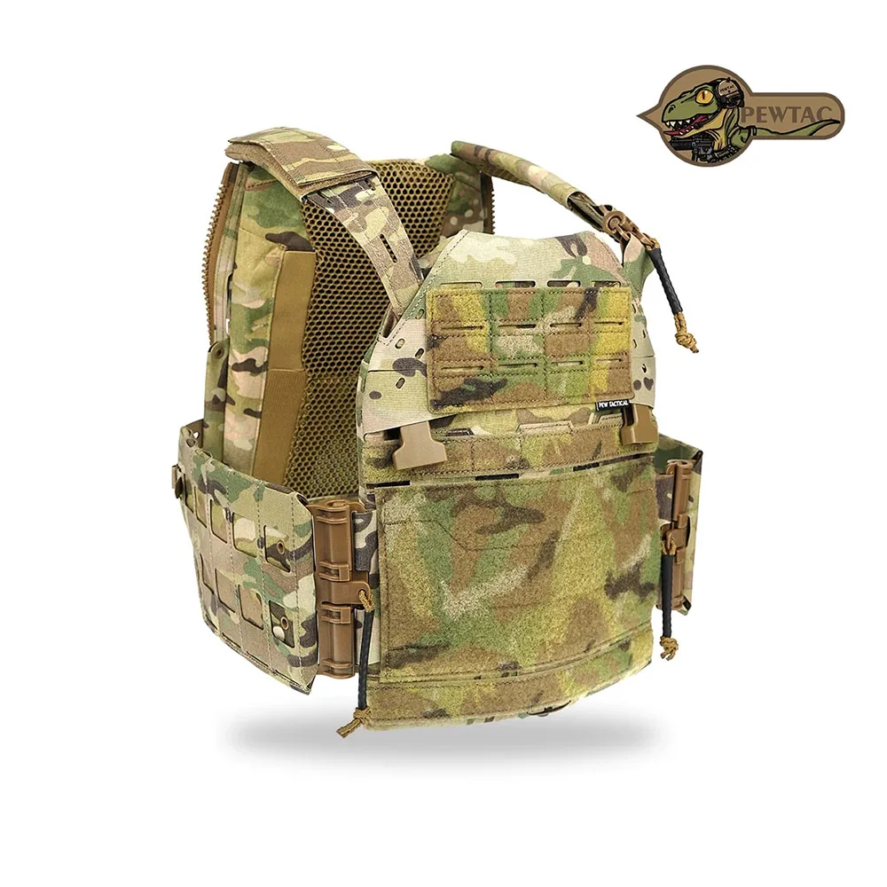 

Modular SS Style Tactical Plate Carrier Vest Lightweight Adjustable Paintball Combat Training Hunting Vest