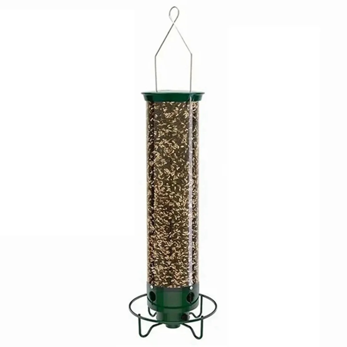 

Outdoor Squirrel-Proof Hanging Bird Feeder Multiple Holes Bird Feeder Peanut Seed Standing Feeder Birds Food Holder