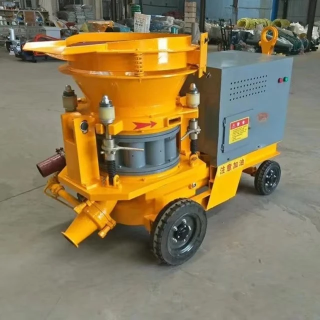 Portable Shot Concrete Spraying Jet  Mini Small Electric Wet Mix Shotcrete Machine Pump for Sale