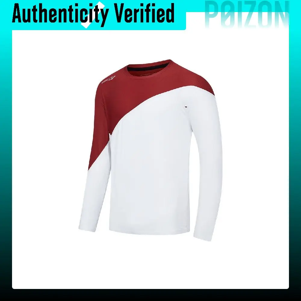 Saucony Running T-Shirts Men's Pearl White Crew Neck Moderate SA2260LT91T-WT002