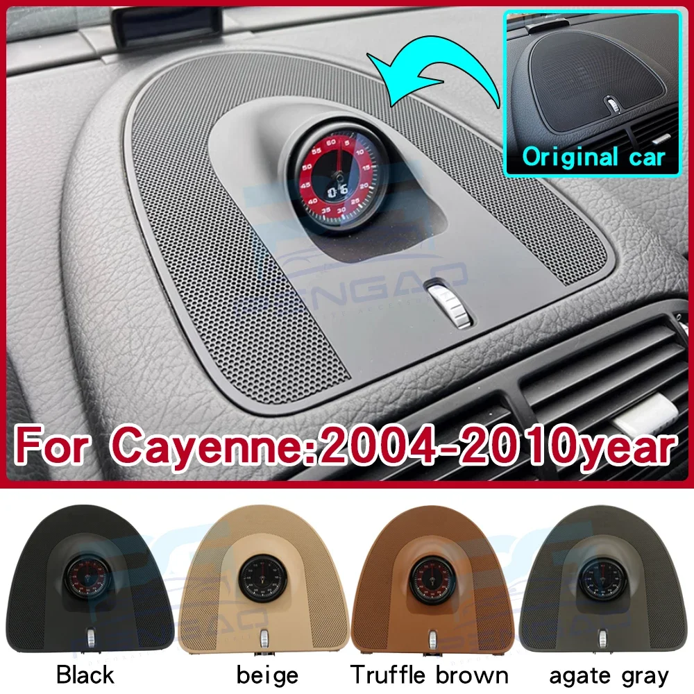 Car Stopwatch Clocks for Porsche Cayenne 955 GTS Turbo S 2004-2010 Digital Timer Watch Cover Clock Gauges Interior Accessories