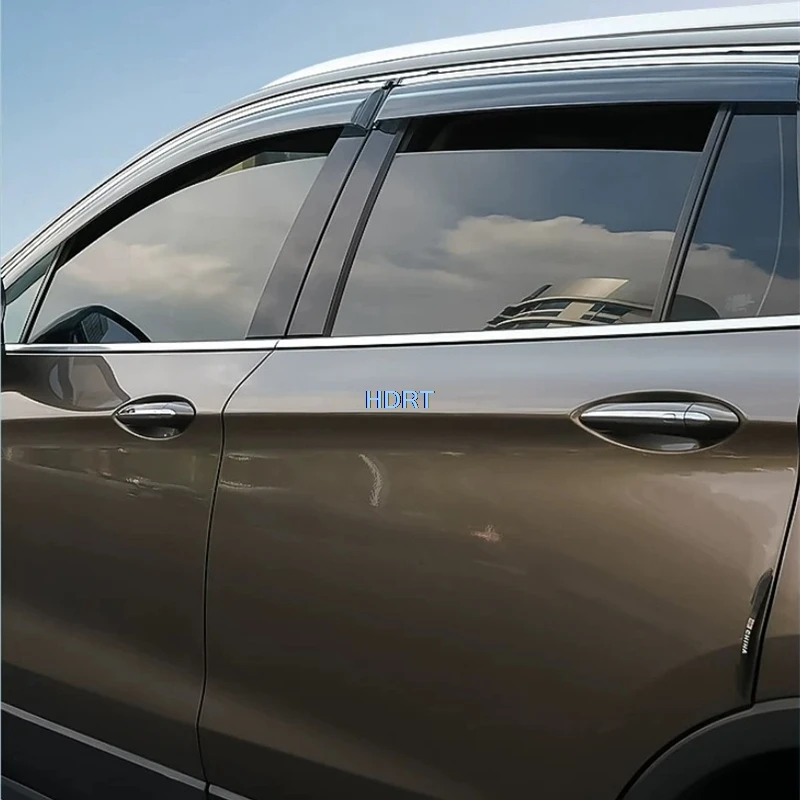 Car Styling Window Visor Weather Shield Cover Kit For Toyota Harrier/Venza 2021 + Accessories Sun Rain Shelter Wind Deflector
