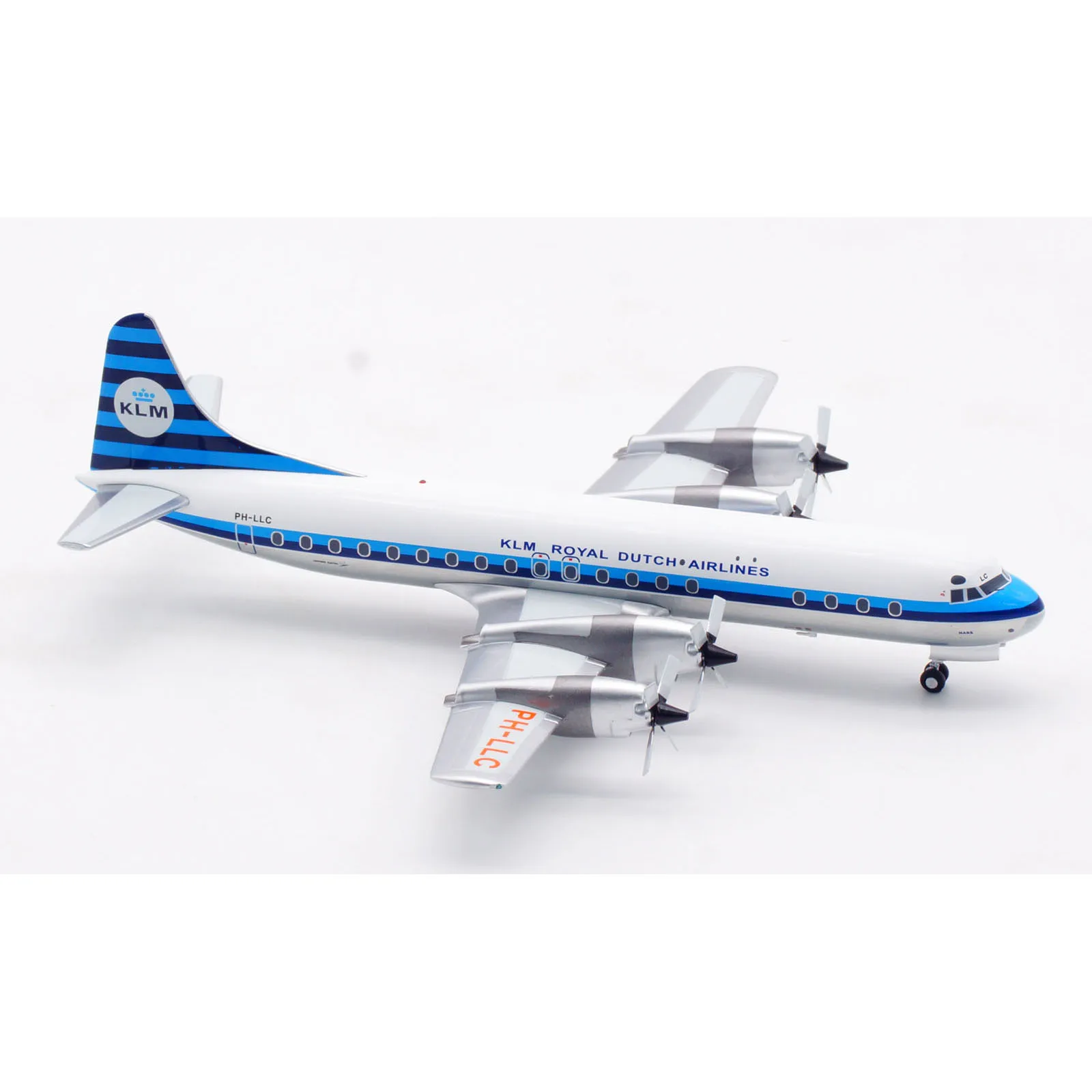 IF188KL0224 Avión coleccionable de aleación regalo INFLIGHT 1:200 KLM Royal Dutch AIRLINES Lockheed L-188 modelo de avión fundido a presión PH-LLC