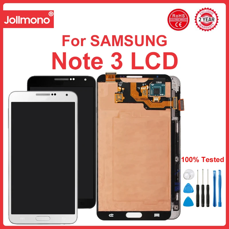 

Note3 N9005 LCD For Samsung Galaxy Note 3 LCD Display With Touch Screen Digitizer For Samsung N9005 N900A Adjust Brightness lcd