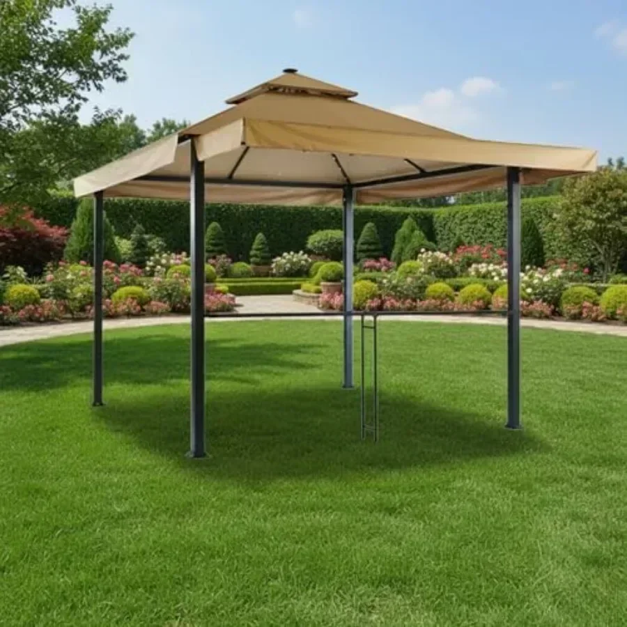 Reinforced RipLock 350 Replacement  Top Cover Compatible with Backyard Creation Awning 10 x 10 Gazebo Model L-GZ1023PST-A