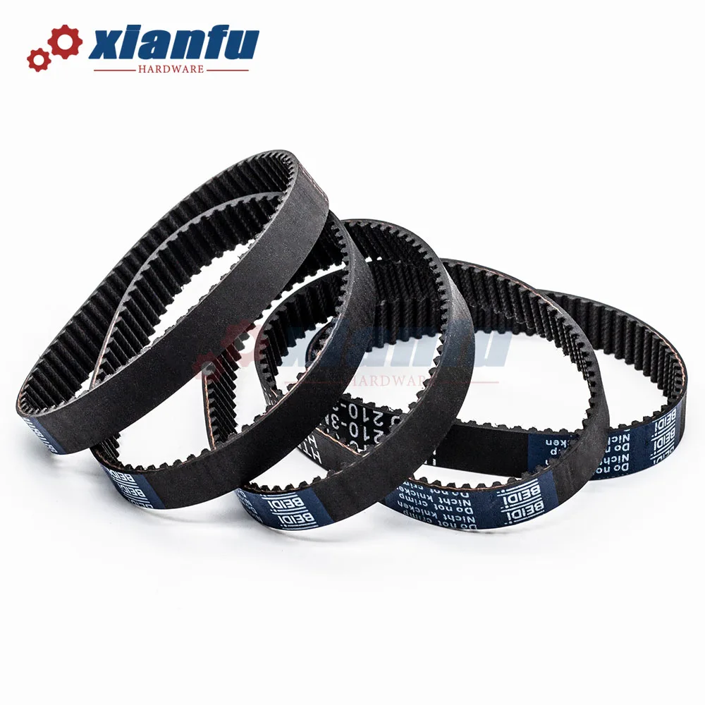 HTD 3M Timing Belt Closed Loop Rubber Width 6/10/15/20mm Lp=582 585 588 591 594 597 600 603 606 609 612 615 618 621mm Perimeter