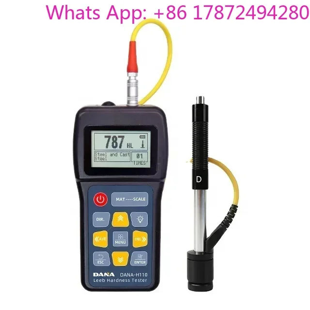 DANA-H110 Digital Hardness Tester Machine Durometer leeb Hardness Tester Portable industrial metal detectors
