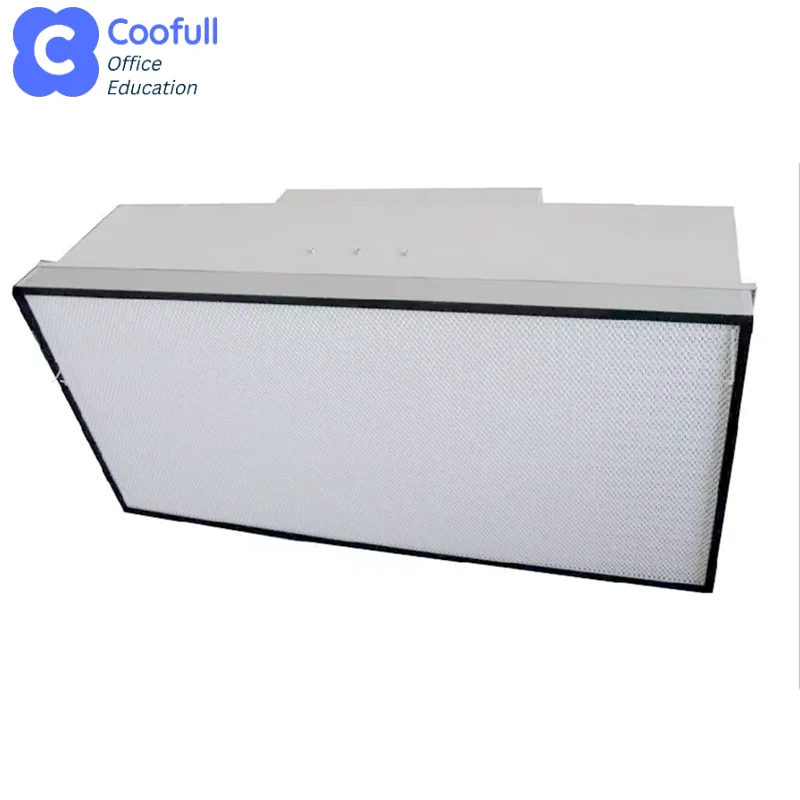 COOFULL Cleanroom Lab Mushroom Growing Cultivation Equipment Laboratory Mycology Flow Hood with Prefilterr H14 Hepa Flow