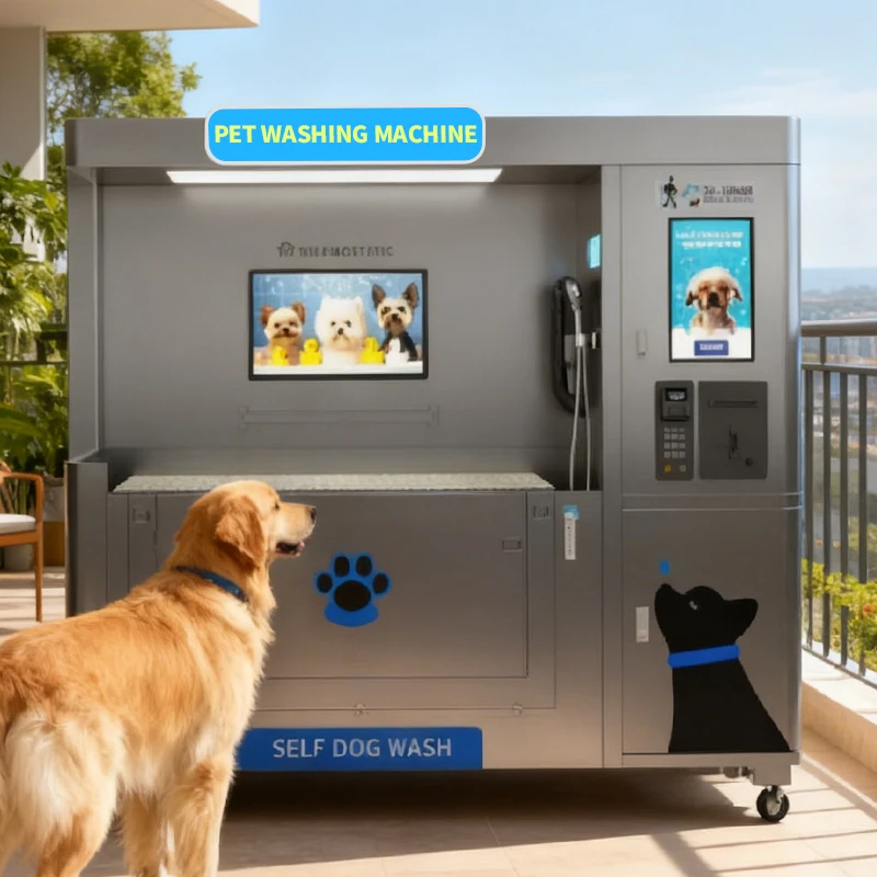 Pet Washing Vending Machine Self Service Dog Cat Bath Station with Temperature Control and 1 Year Warranty Customize