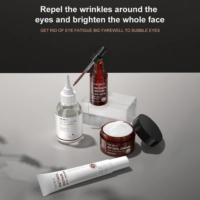 

MOIKA Firming Retinol Repairing Eye Cream Reduces Fine Lines Dark Circles Eye Bags Anti Wrinkle Nourishing Skin Care Product