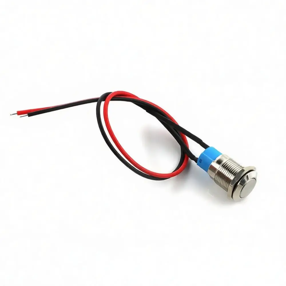 12mm Metal Push Button Switch Waterproof Momentary Latching Industrial Control On Off Switch For Car Modification