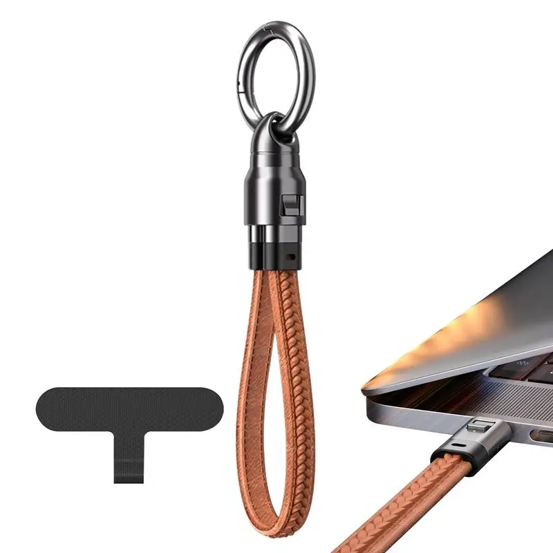 

240 Вт PD3.1 Шнур быстрой зарядки Брелок USB C Кабель зарядного устройства Type-C Двойной интерфейс для мобильного телефона, планшета или ноутбука