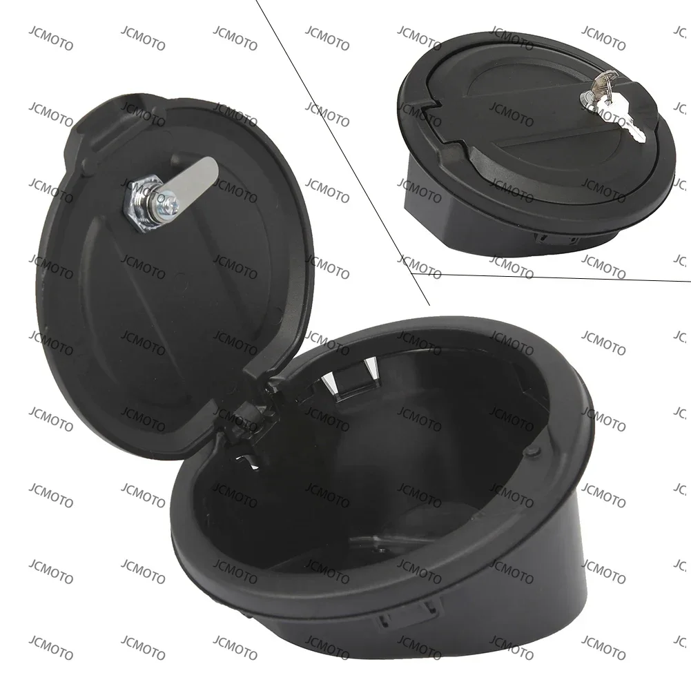 

For Jeep Wrangler IV 2018 2019 ABS Plastic Car Fuel Gas Tank Cover Lock Gas Lid Filler Locking Cap with 2 Keys