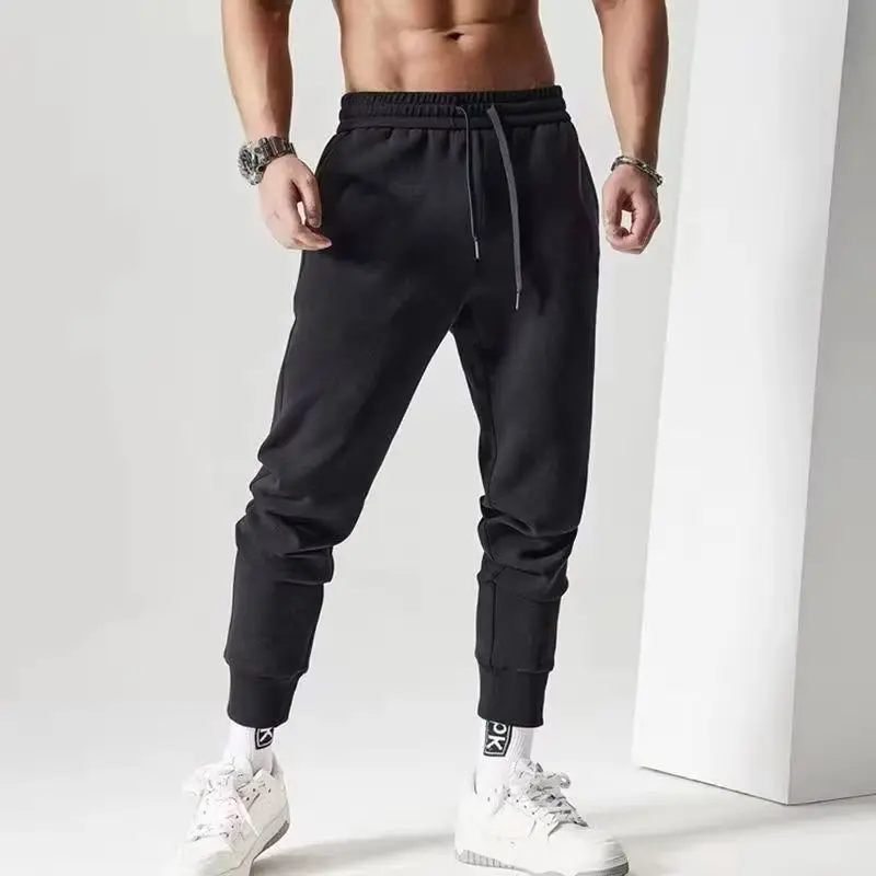 

2025 Spring and Summer New Men Quick drying Casual Pants Outdoor Fashion Breathable Fitness Slow Running Basketball Sports Pants