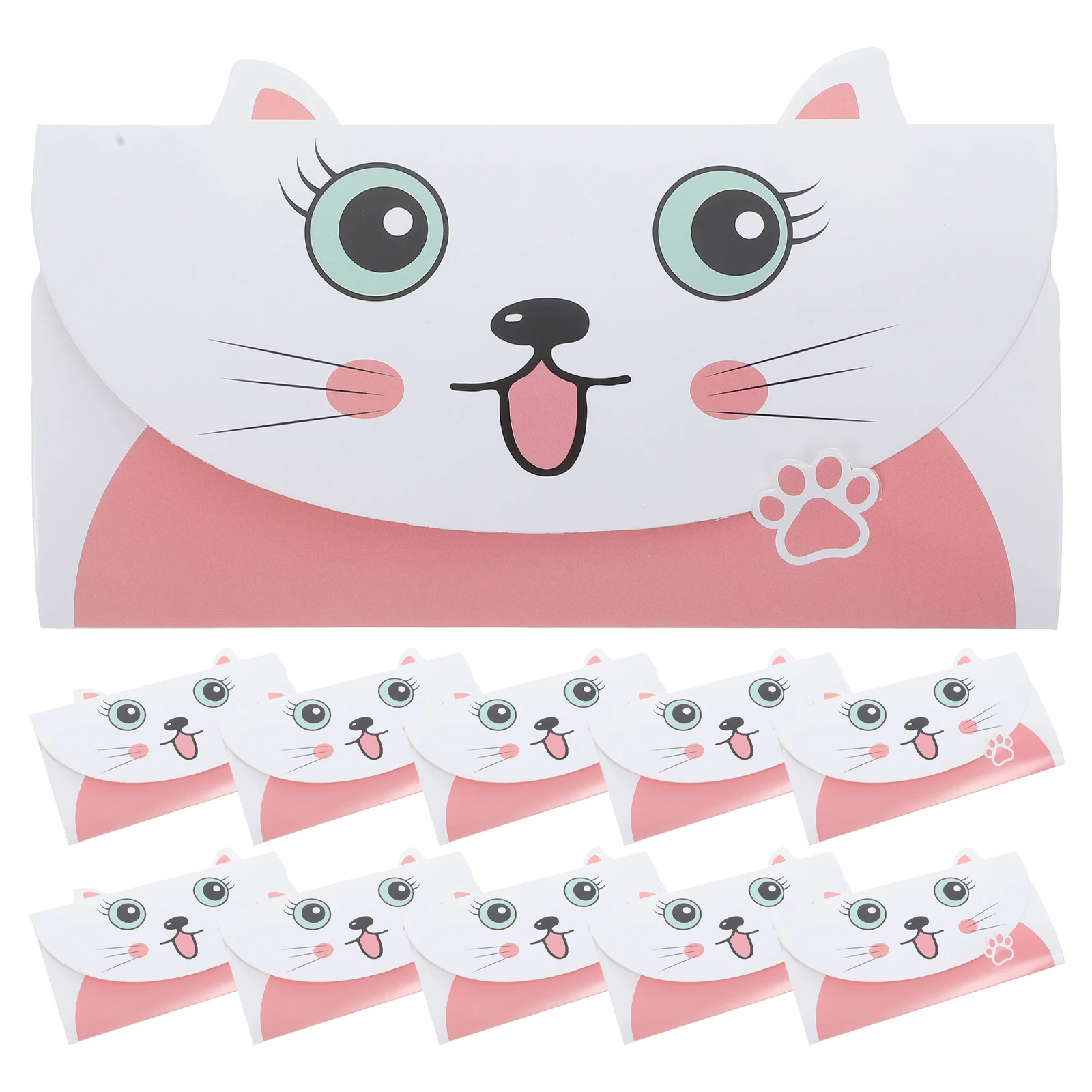 

20pcs Writable Cards Adorable Animals Blank Envelopes Versatile Occasions Graduation Birthday Baby Showers Weddings Housewarming