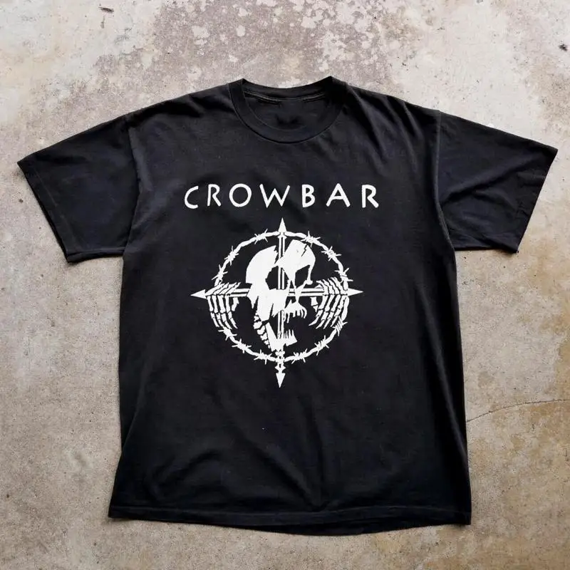 Vintage 90s Crowbar Band  Cotton Black All Size T Shirt BT76
