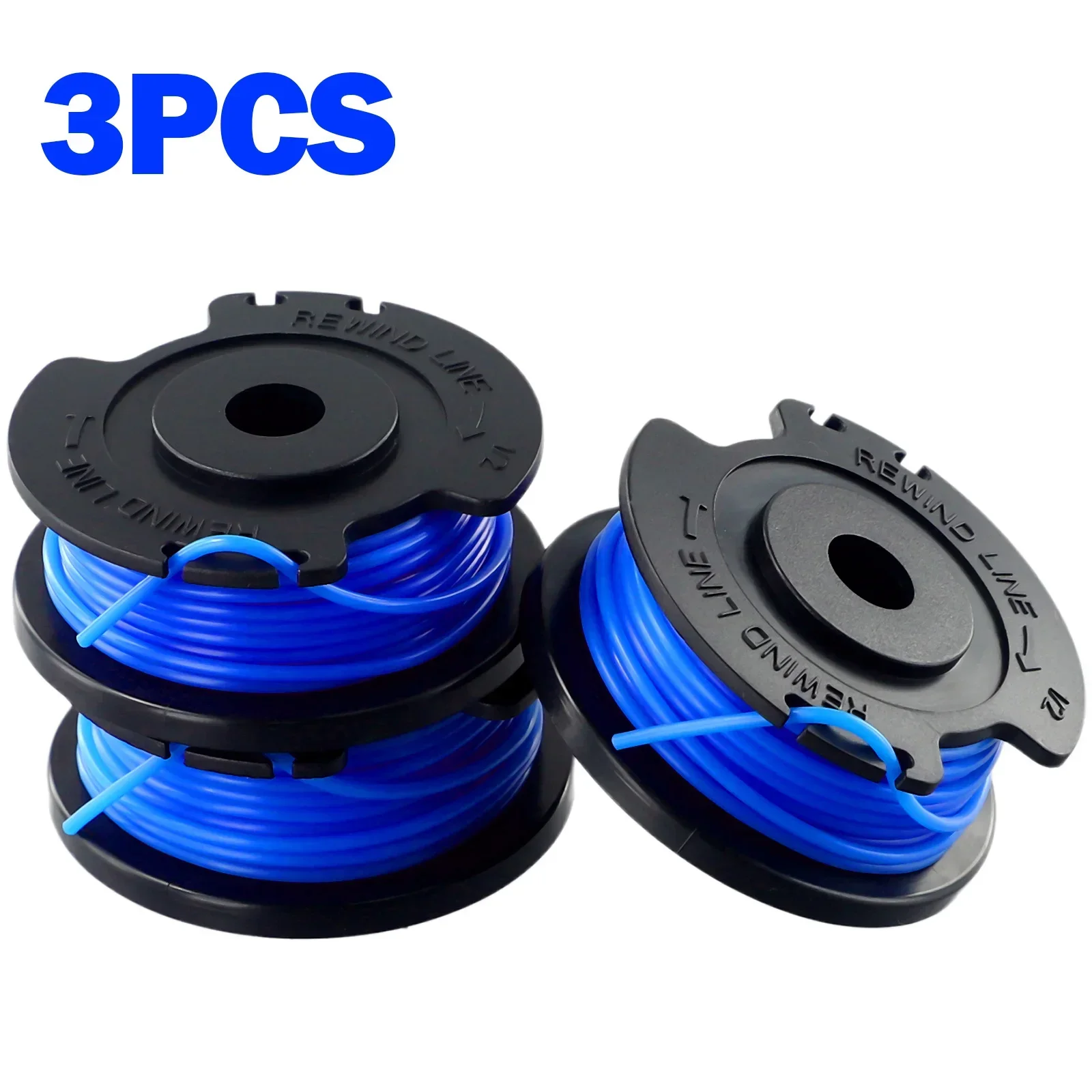 

Lawn Trimmer Accessories For Greenworks Single Thread Line Spools For Greenworks Flexible Use Tool-free 3pcs Accessories