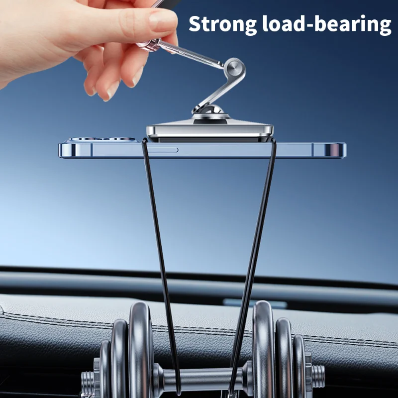 Car Phone Holder Strong Magnetic Universal Phone Mount for iPhone X XR Samsung in Car Free Rotate Mobile Cell Phone Holder Stand