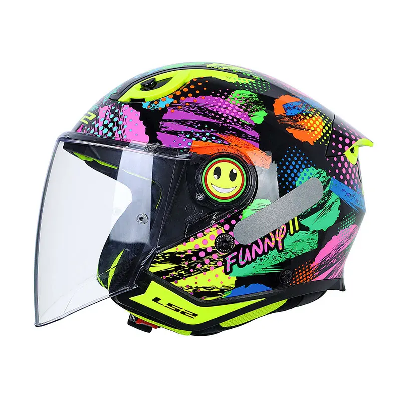 

LS2 OF622 Children's Motorcycle Helmet Half Helmet Men and Women Children Karting Battery Electric Vehicle Four Seasons Helmet