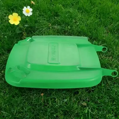 

Heavy Duty Plastic Lid Outdoor Garbage Cover Sanitation Waste Bin Protector Windproof Rainproof Replacement Large Round