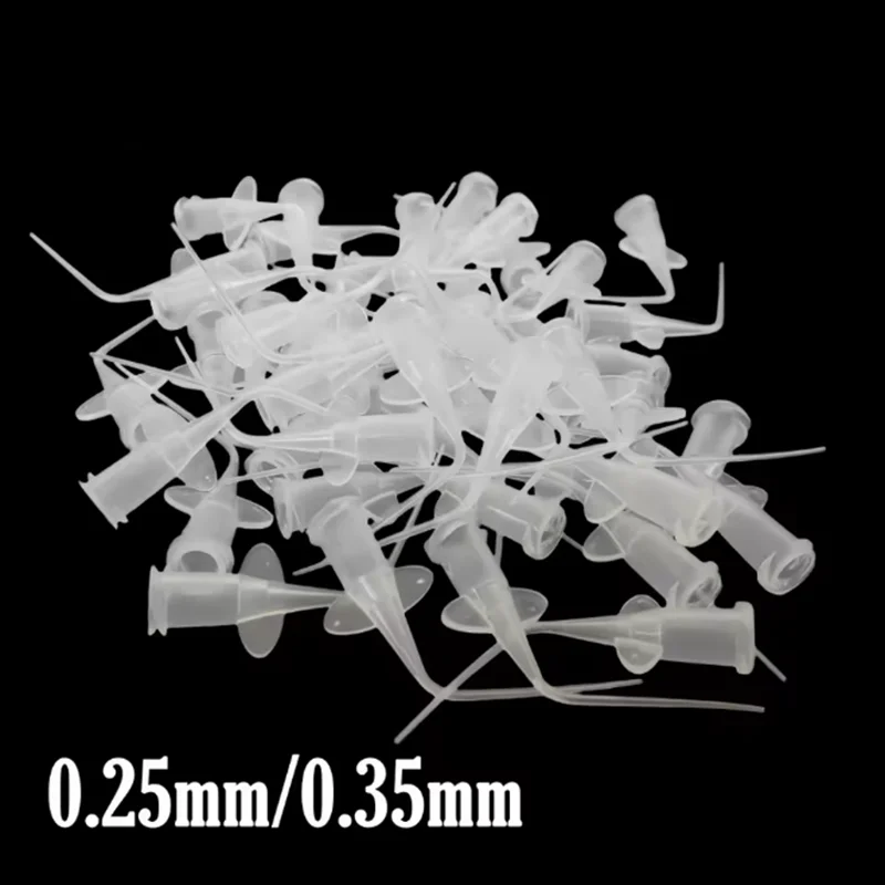 

50Pcs/Bag Dental Disposable Syringe Tip Endo Irrigation Tips Root Canal Butterfly Needle 0.25mm/0.35mm Transparent Dentist Tools