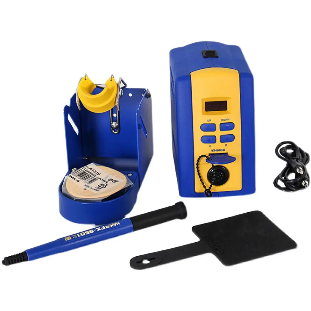 

FX-951 Цифровая термостатическая паяльная станция/паяльник 110 В/220 В + регулируемая температура сварочного провода