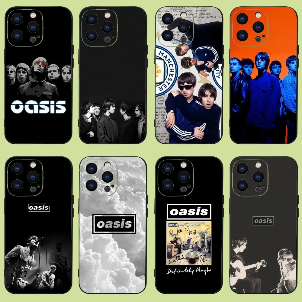 Band O-Oasis Phone Case For iPhone 15,14,13,12,11 Plus,Pro,Max,XR,XS,X,7,8 Plus,SE,Mini Silicone Soft