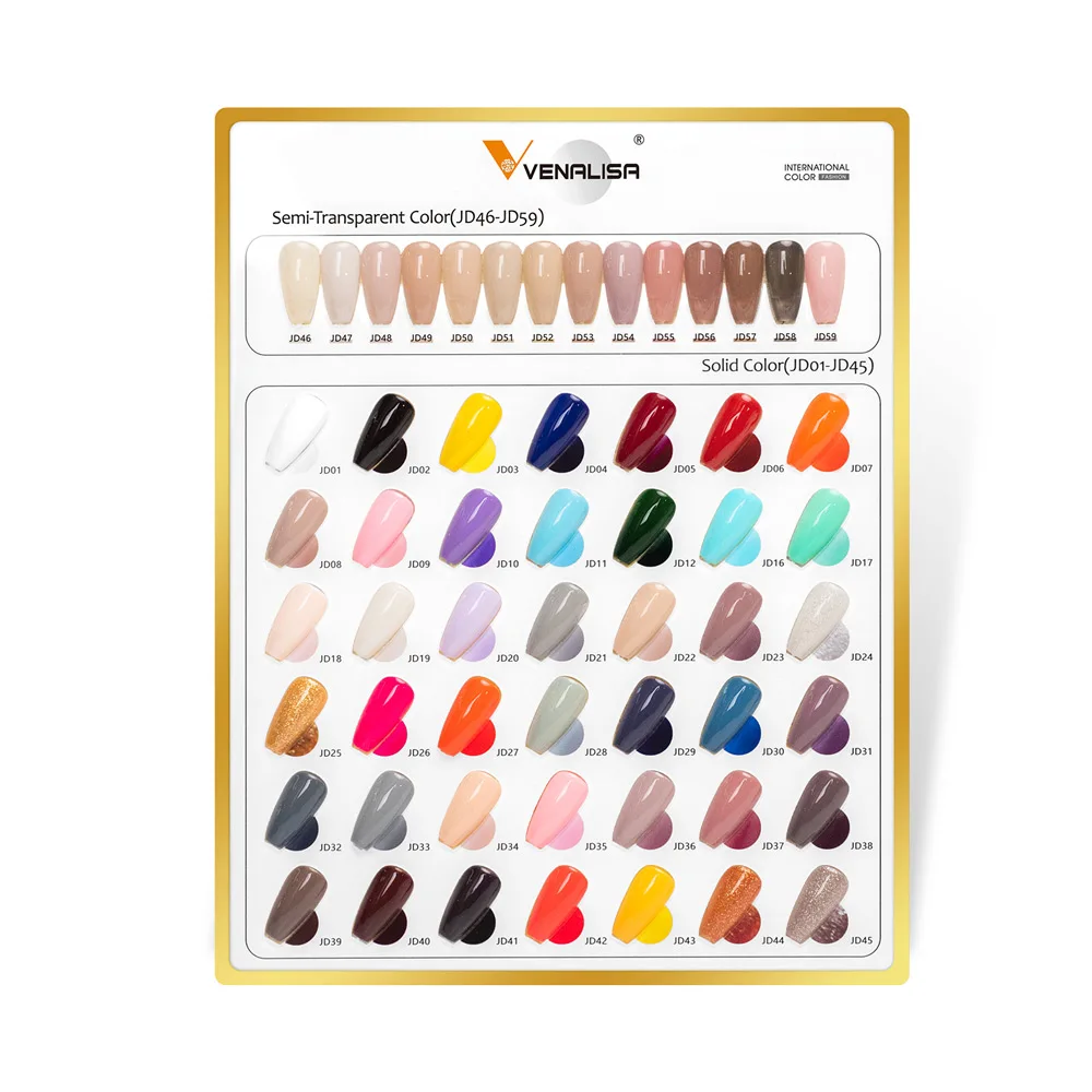VENALISA 15 مللي طلاء جل الأظافر VIP عدة TPO الحرة هيما الحرة مجموعة كاملة المواد الهلامية العلوية وقاعدة معاطف اللون على أعلى مجموعة طلاء الجل #6
