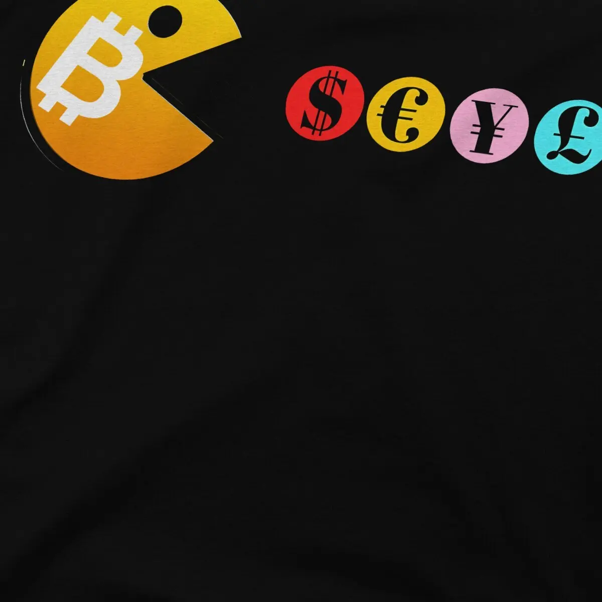 Cryptocurrency Newest TShirt for Men Bitcoin VS Fiat Round Collar Polyester T Shirt Hip Hop Birthday Gifts OutdoorWear
