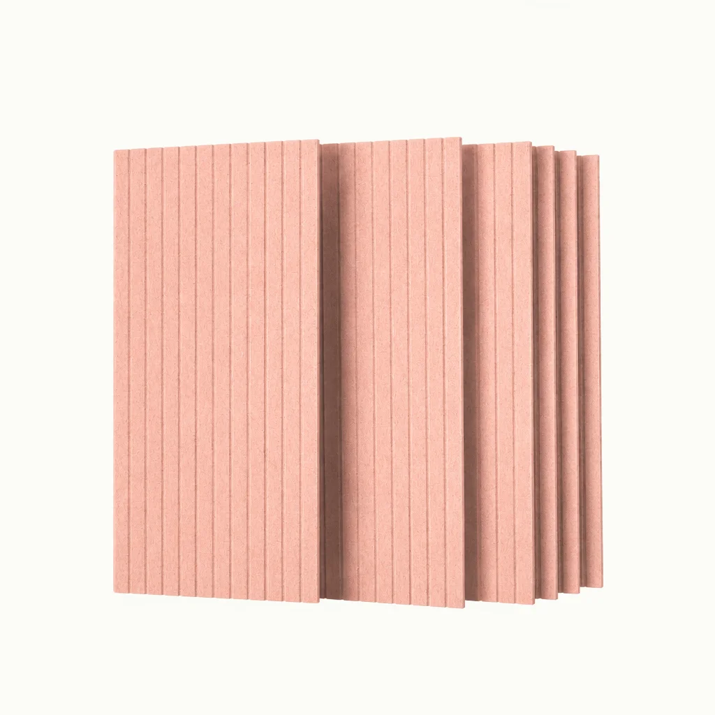 6PCS 60X30cm Large Sound-absorbing Bulletin Acoustic Wall Panels High Density Soundproof Pads Panelling for Studio Home Office Wall Decor Ceiling Living Room Decorative Felt Cork Tiles Photos Display Note Pin Boards Self-adhesive