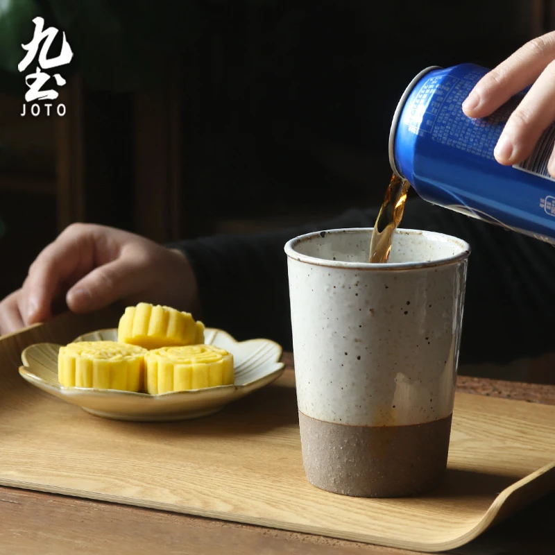 

JOTO Vintage Ceramic Mug for Home Use - Classic and Durable Coffee Cup CUPR0588