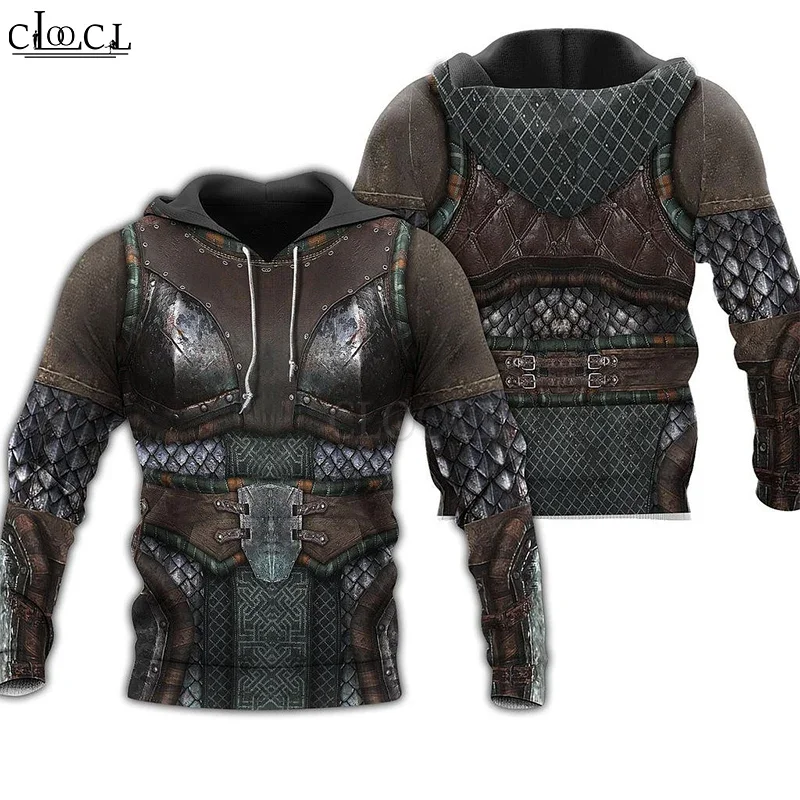 CLOOCL درع جميل ثلاثية الأبعاد مطبوعة الرجال النساء هوديي Harajuku البلوز البلوز للجنسين سترة غير رسمية رياضية انخفاض الشحن #1